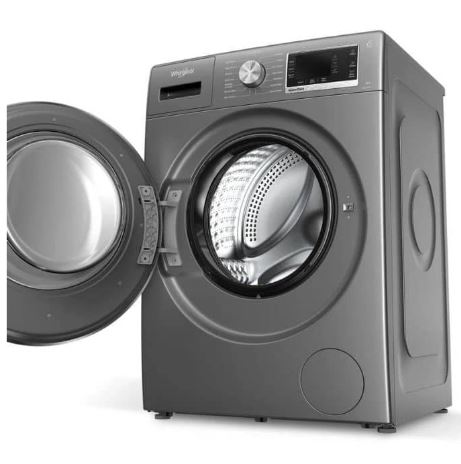 Whirlpool Washing Machine XO8014DZV 8 kg LCD 1400 RPM Direct Drive Volcano Grey O3 RC Pump - Image 3