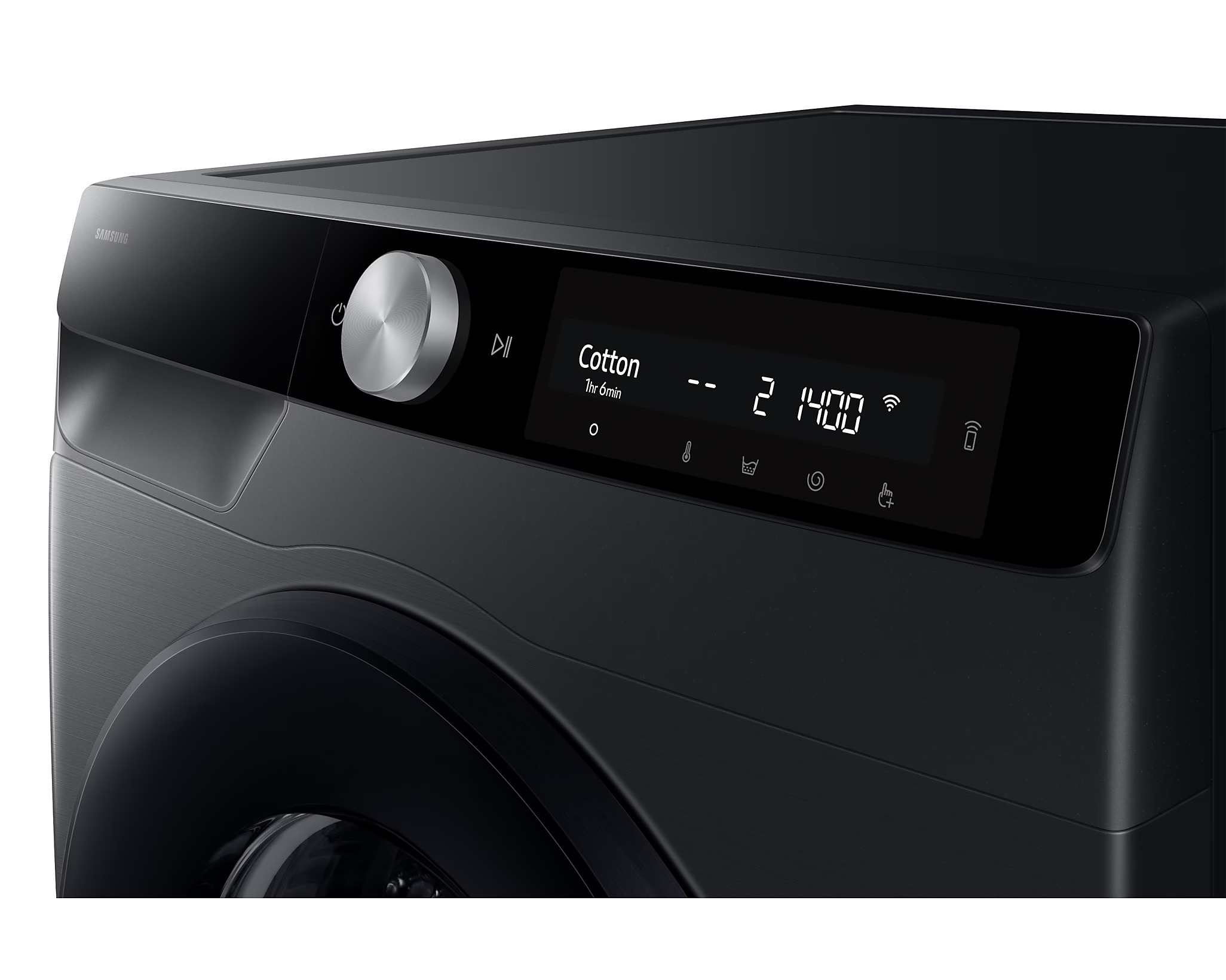 Samsung Washing Machine WW12DG6B24AB-12KG | Front Load Washing Machine with AI & SuperSpeed - Image 4